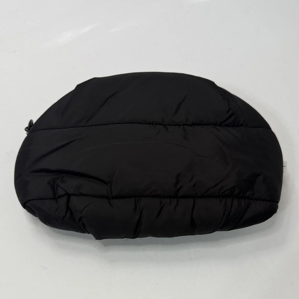 Aerie Quilted Black Cosmetic Case